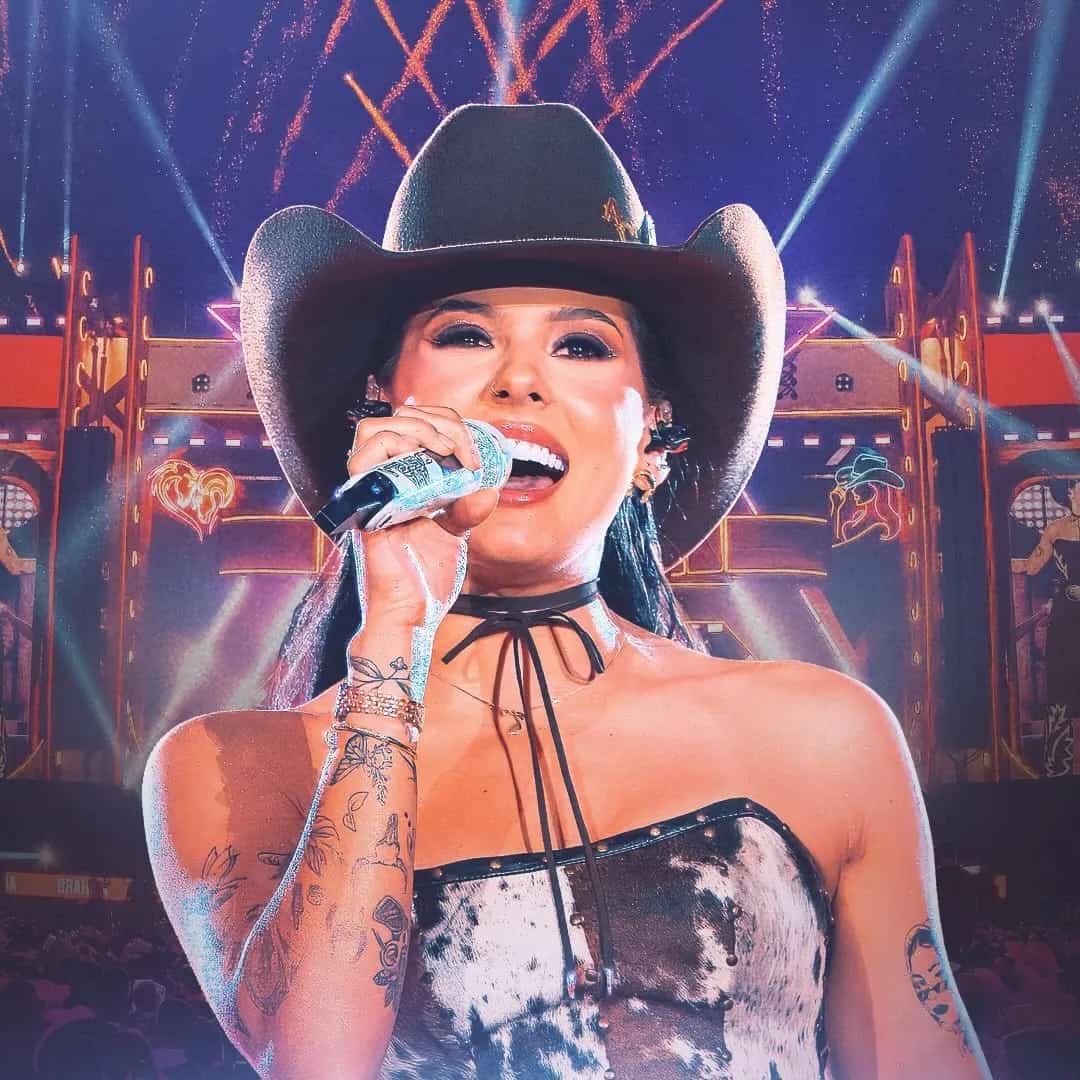 Ana Castela faz show em São Paulo/SP no Mercado Livre Arena Pacaembu no dia domingo, 24 de maio de 2026, às 13:00.
O evento será do estilo Sertanejo e promete reunir fãs para uma noite especial de música ao vivo.
O show acontece no Mercado Livre Arena Pacaembu, um espaço conhecido por receber eventos na cidade de São Paulo.
Endereço: Praça Charles Miller - Pacaembu, São Paulo - SP, 01234-010, Brasil.
Ingressos disponíveis pelo q2ingressossupport.zendesk.com. Confira no link oficial do evento: https://q2ingressossupport.zendesk.com/hc/pt-br.
Instagram do artista: https://www.instagram.com/anacastelacantora/.
O show de Ana Castela promete atrair fãs na cidade de São Paulo.
Perguntas frequentes sobre o evento:
Pergunta: Quando acontece o show de Ana Castela em São Paulo?
Resposta: O show acontece domingo, 24 de maio de 2026 às 13:00.
Pergunta: Onde acontece o evento?
Resposta: O evento acontece no Mercado Livre Arena Pacaembu em São Paulo.
Pergunta: Onde comprar ingressos?
Resposta: Os ingressos podem ser adquiridos no link oficial do evento: https://q2ingressossupport.zendesk.com/hc/pt-br. - Meli Music com Lauana Prado, Ana Castela e Hugo Henrique em São Paulo Mercado Livre Arena Pacaembu 24 de maio de 2026 às 13:00