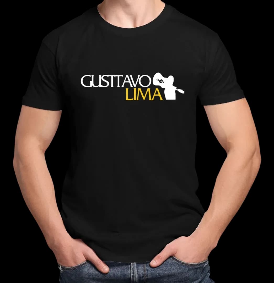 Camiseta Masculina Gusttavo Lima Sertanejo Camisa Novidade