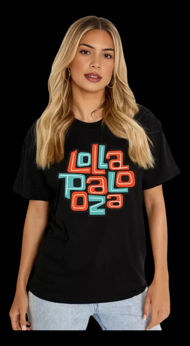 Camiseta Unissex Lollapalooza 2025 Vem Para A Festa